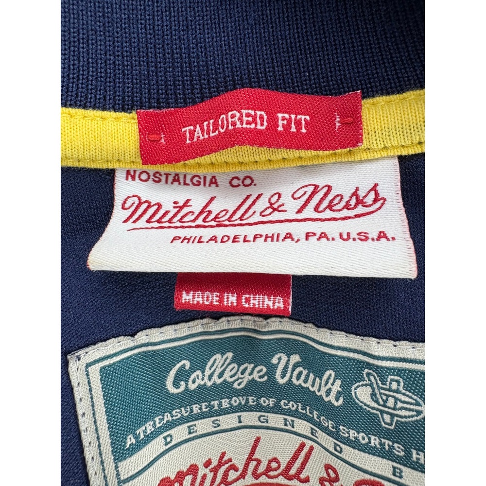 Michigan Wolverines Track Jacket Mens XL‎ Mitchell & Ness College Vault Full Zip - Picture 13 of 15